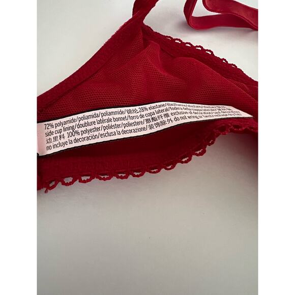 Victoria's Secret Women's Dream Angels Push Up Bra without Padding Red Size 34D - Picture 13 of 13